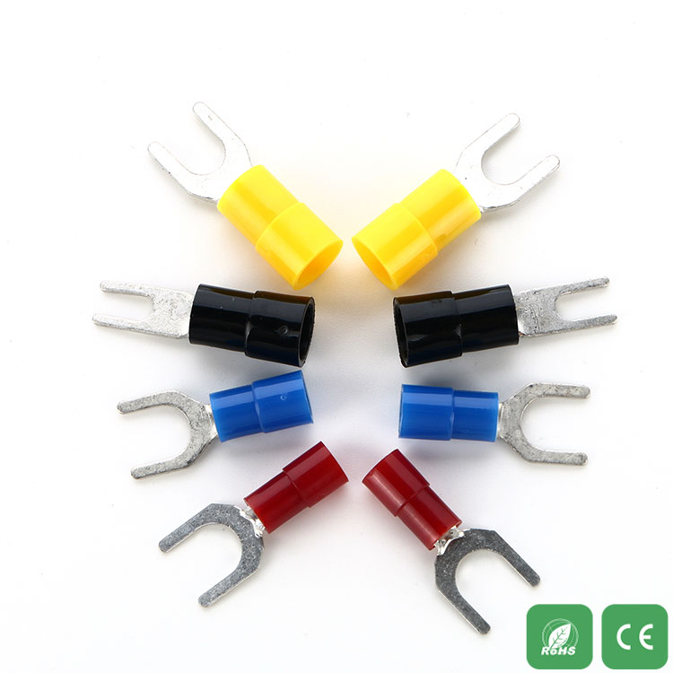 Gabel Nylon isolierte Klemme YFN